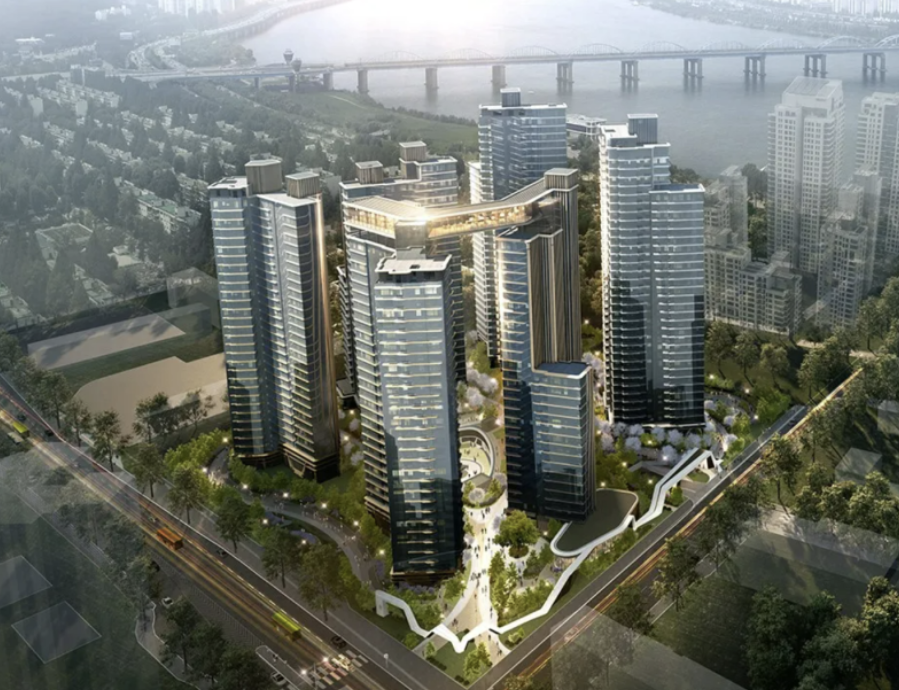 래미안 원펜타스 조감도