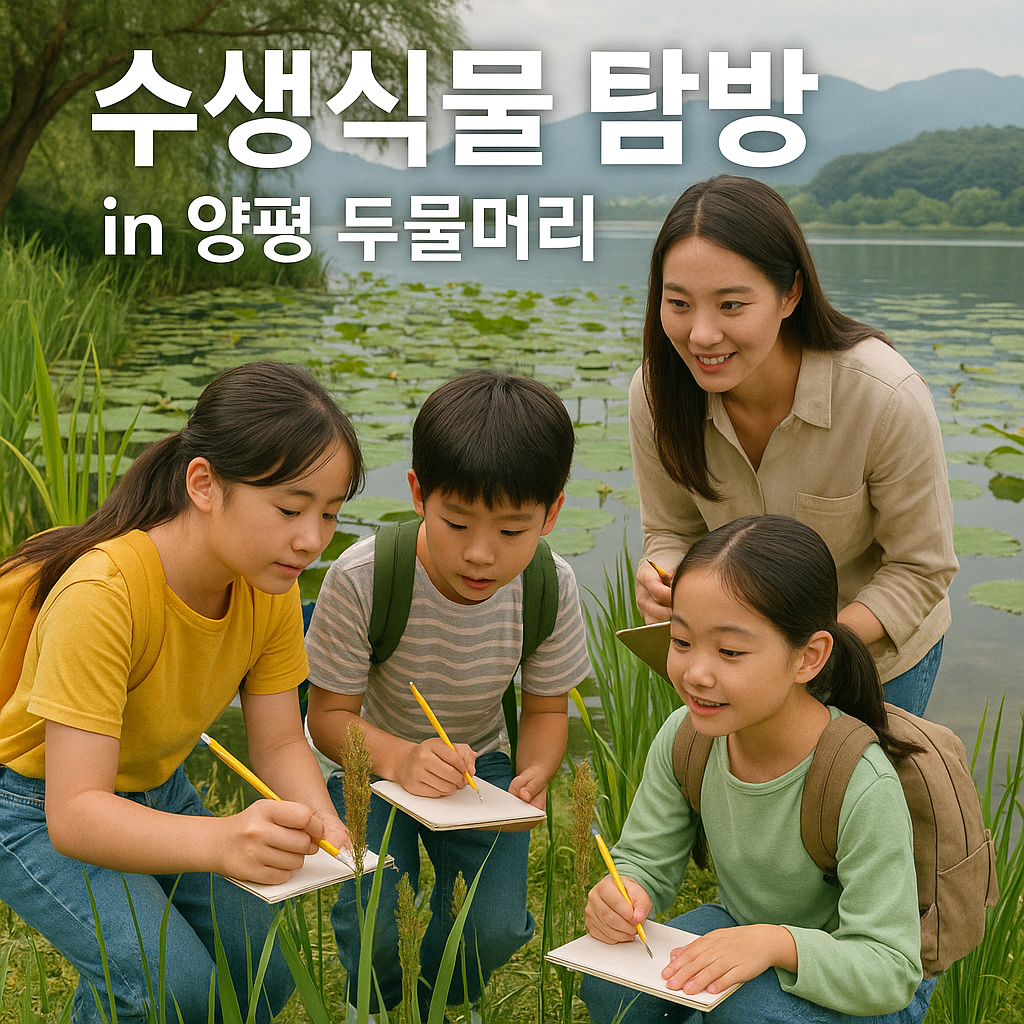 양평 두물머리 수생식물 자연교육 체험학습 탐방