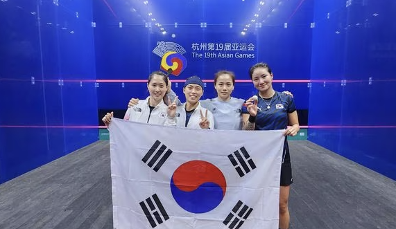 여자 스쿼시 단체전 동메달