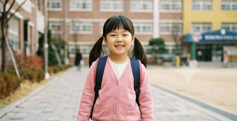환하게 웃는 아이