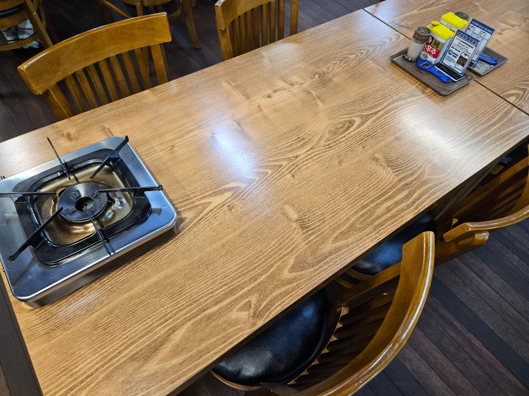 팔육정육식당 밑반찬 세팅