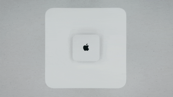 크기가 훨씬 작아진 신형 맥 미니