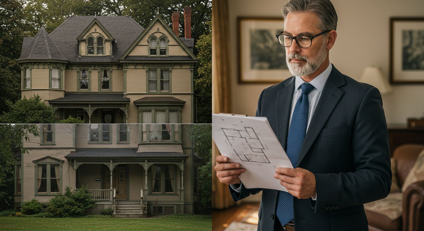 주택 감정평가하는 사람 사진