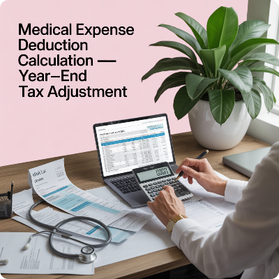 연말정산 의료비공제 계산법 이미지