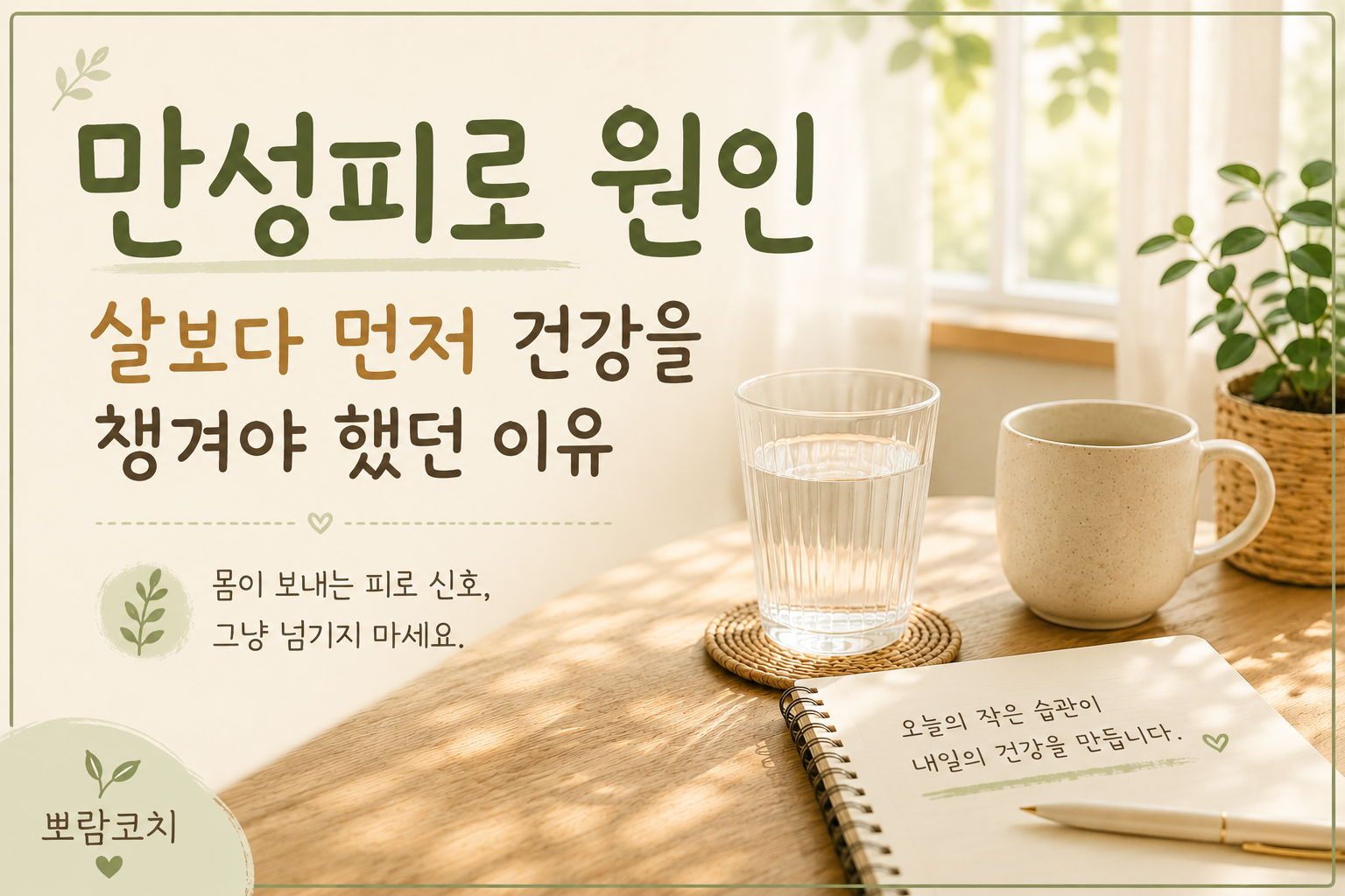 만성피로의 원인 몸이 보내는 신호 그냥 넘기지 마세요