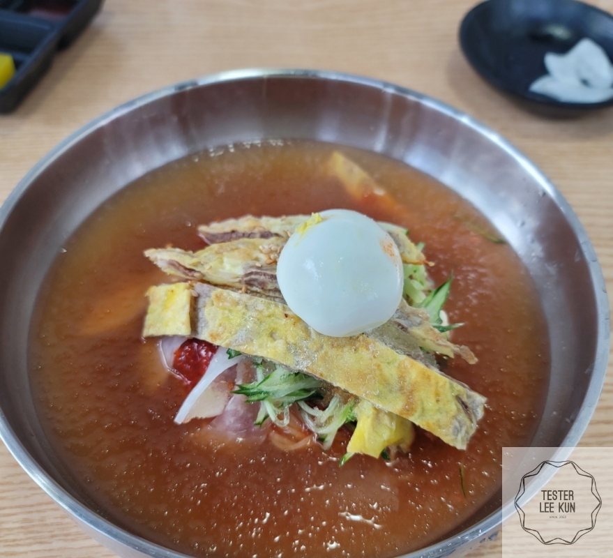 재성밀면 육전물밀면