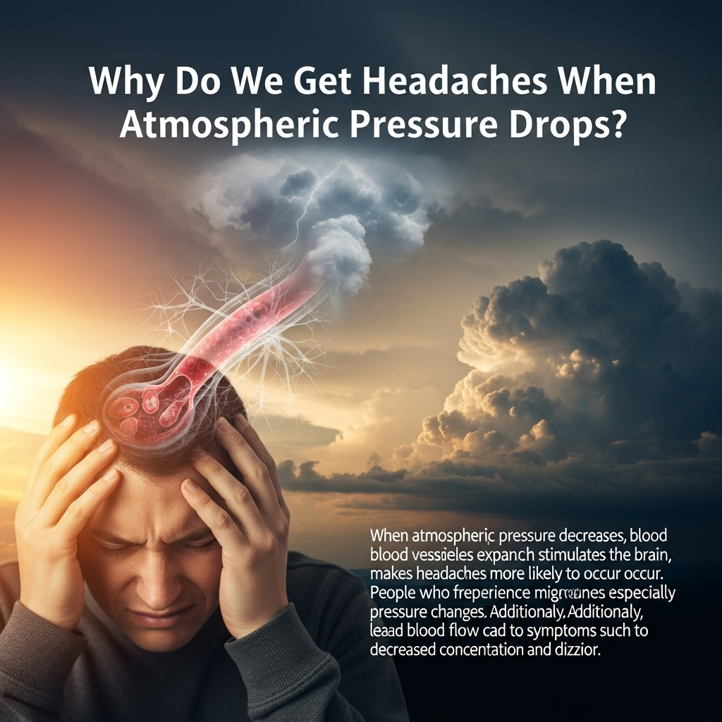 기압이 떨어지면 왜 두통이 생길까?
