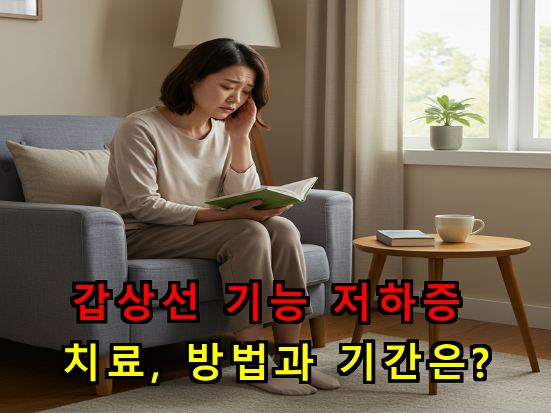 갑상선 기능 저하증 치료, 방법
