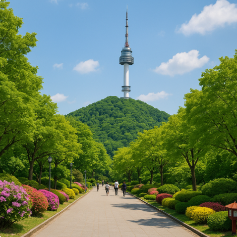 남산공원 사진