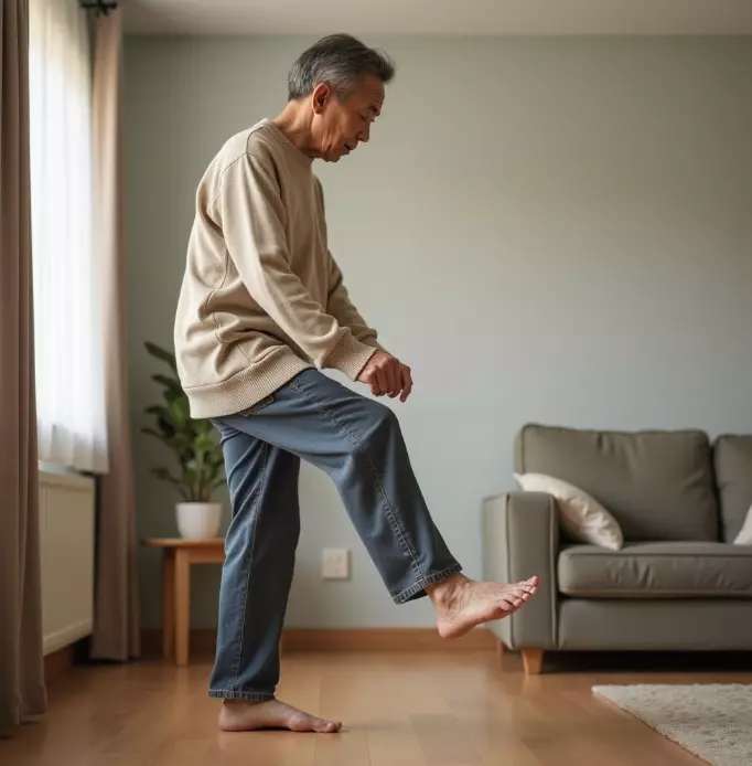 파킨슨병 운동치료 균형잡기 이미지