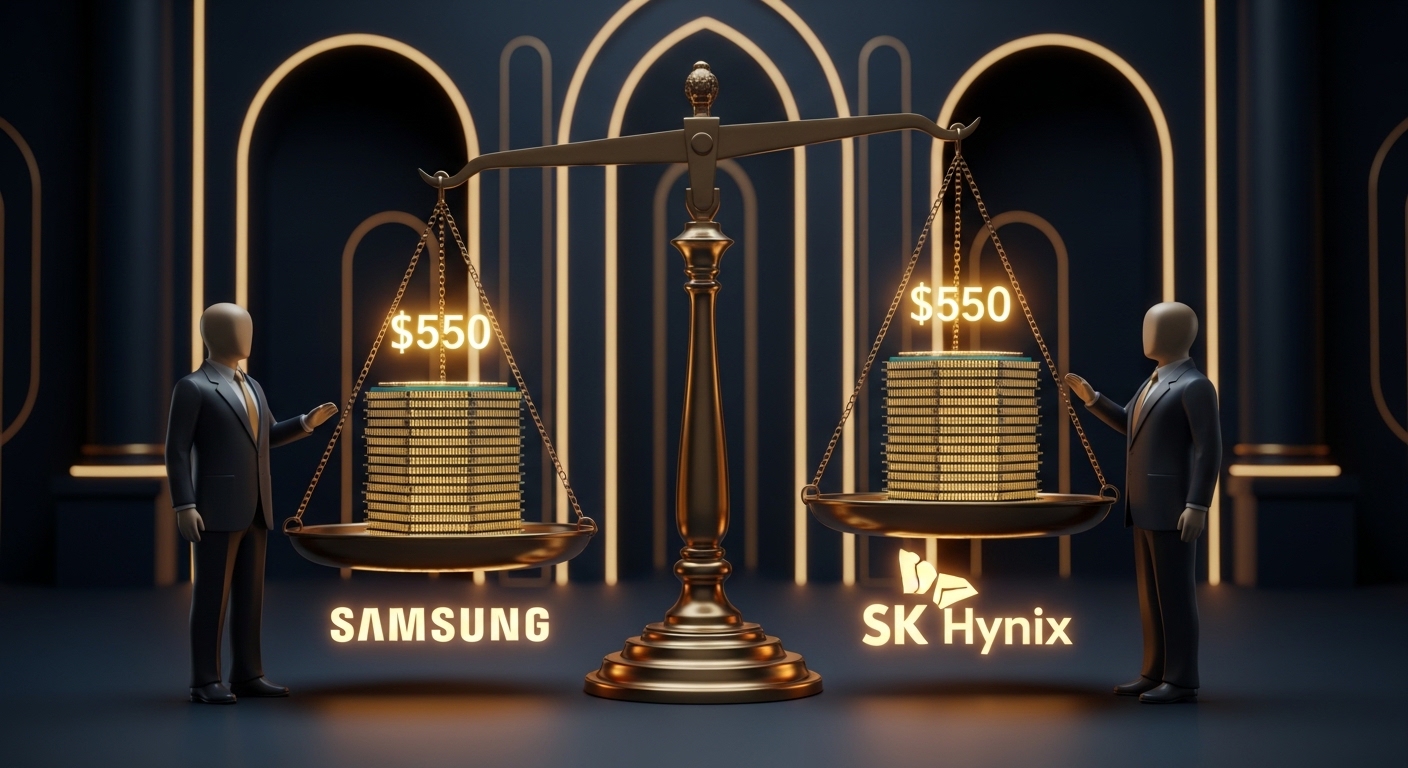삼성전자 HBM4 SK하이닉스 동일 가격 협상 스택당 550달러 의미