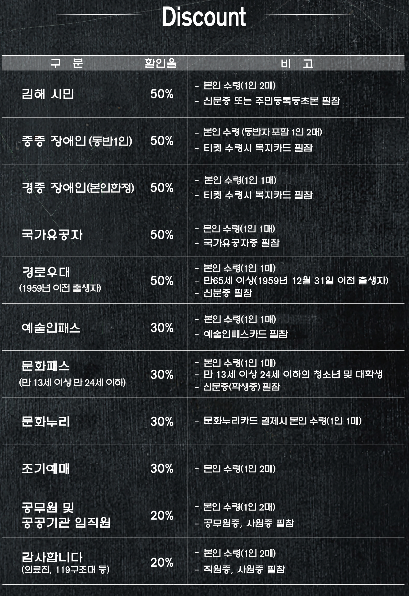 크루셔블도가니 티켓 가격 할인 예매