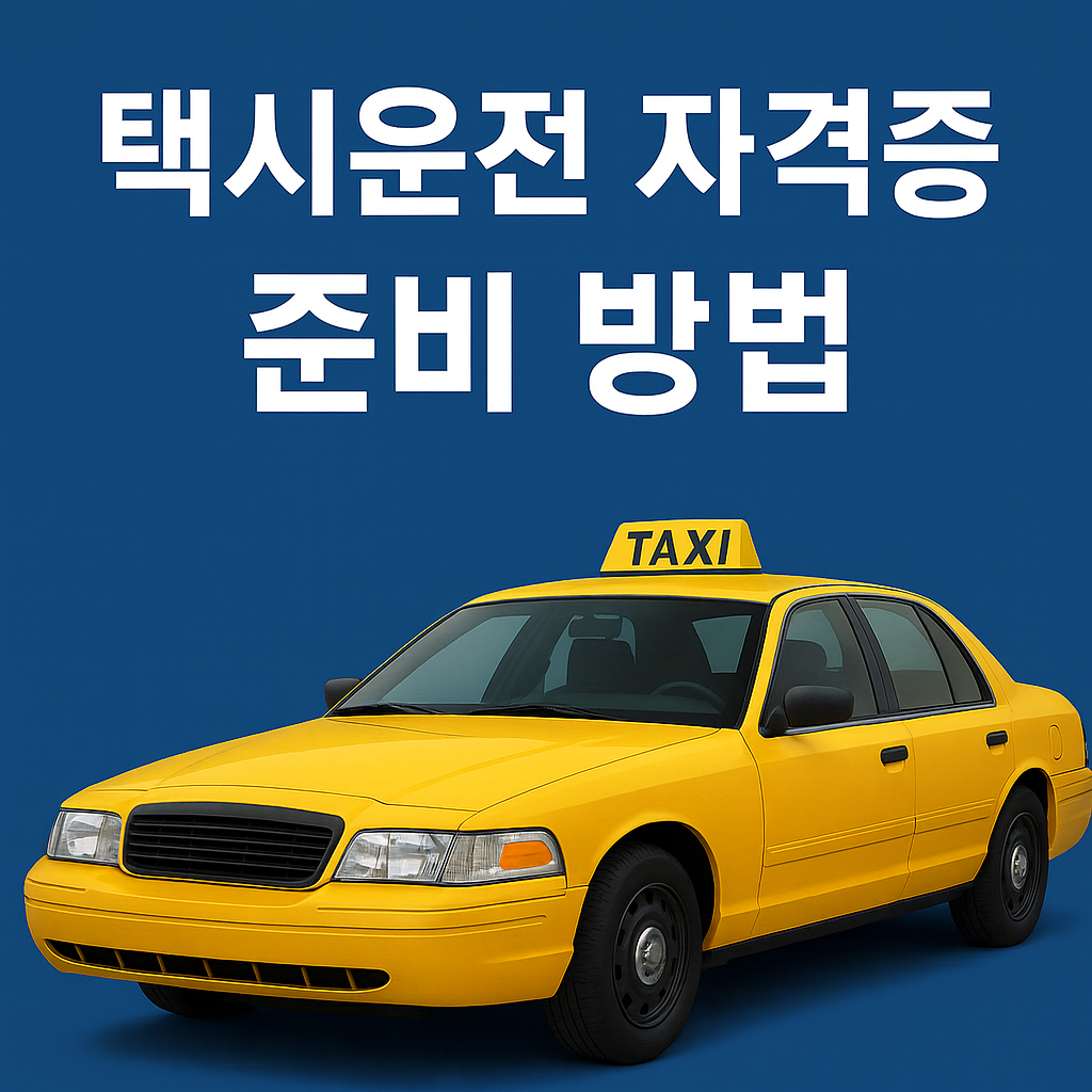 택시운전 자격증 준비 방법 완벽 가이드 (2025)