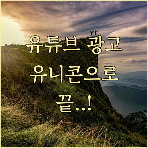 유튜브 프리미엄 대신 사용하는 유니콘..