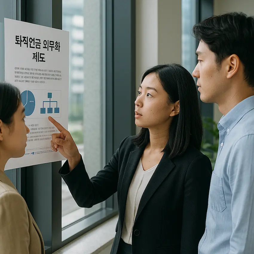 현 시점 퇴직연금 의무화 제도