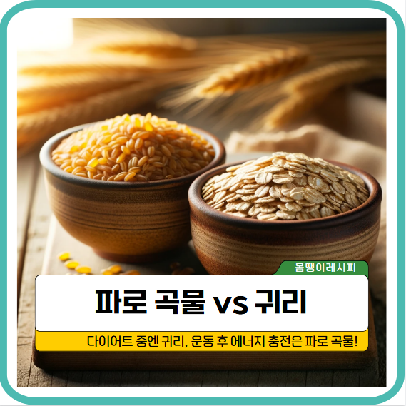 파로 곡물 vs 귀리: 건강식 비교와 선택 가이드