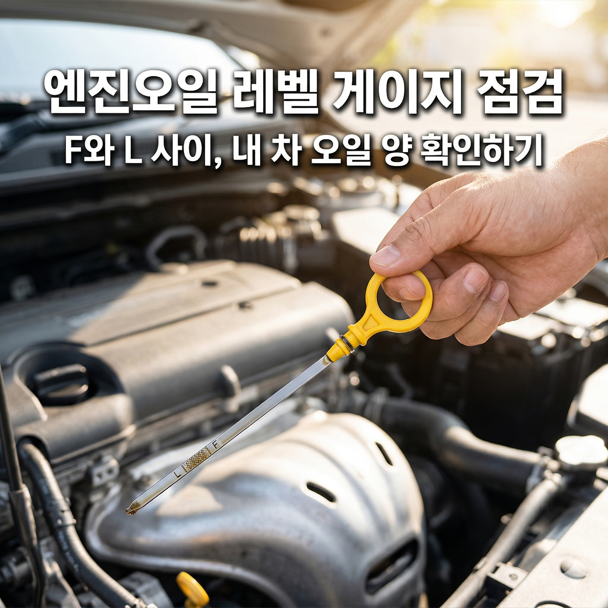 엔진오일 레벨 게이지 보는 법과 올바른 점검 방법 가이드