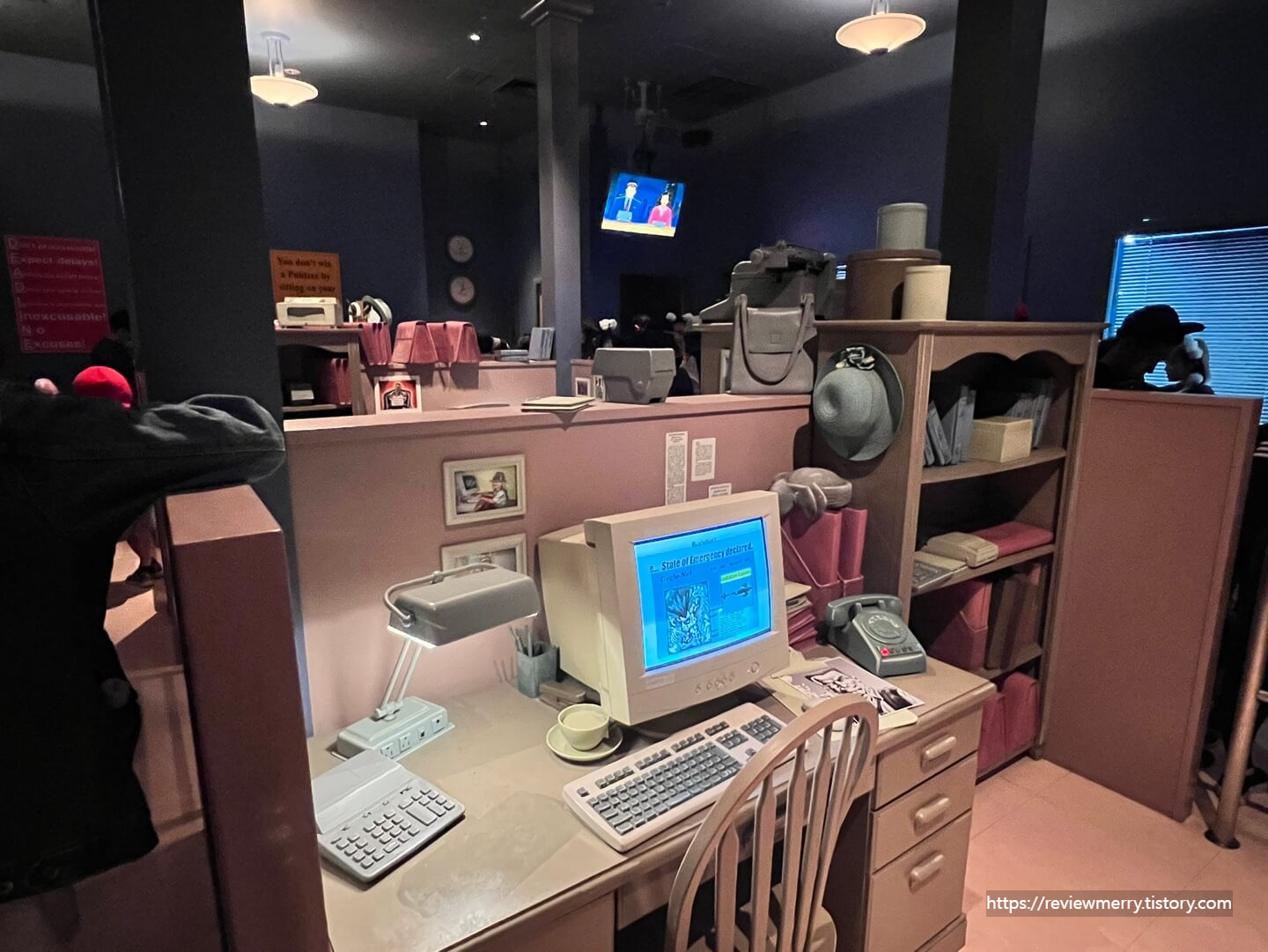 스파이더맨 어트랙션 대기장소