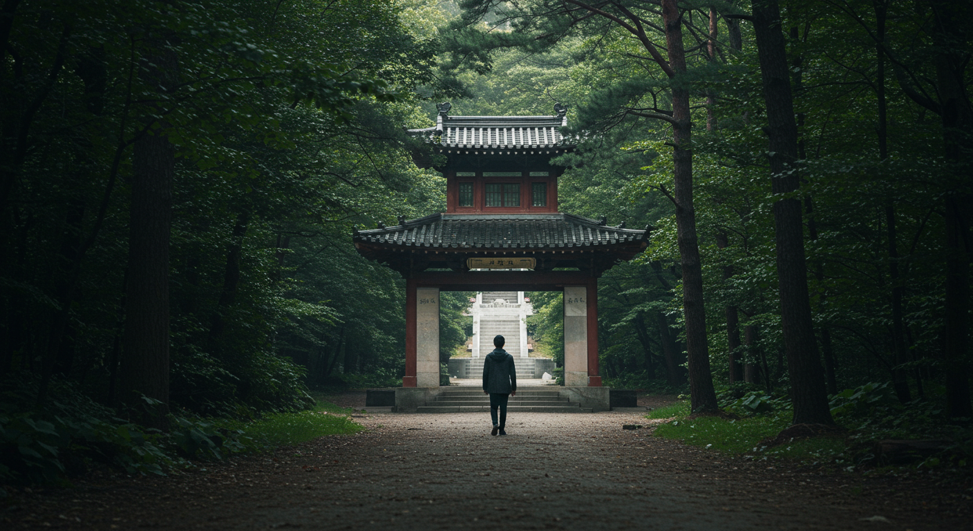 문학 작품 기행하는 학생