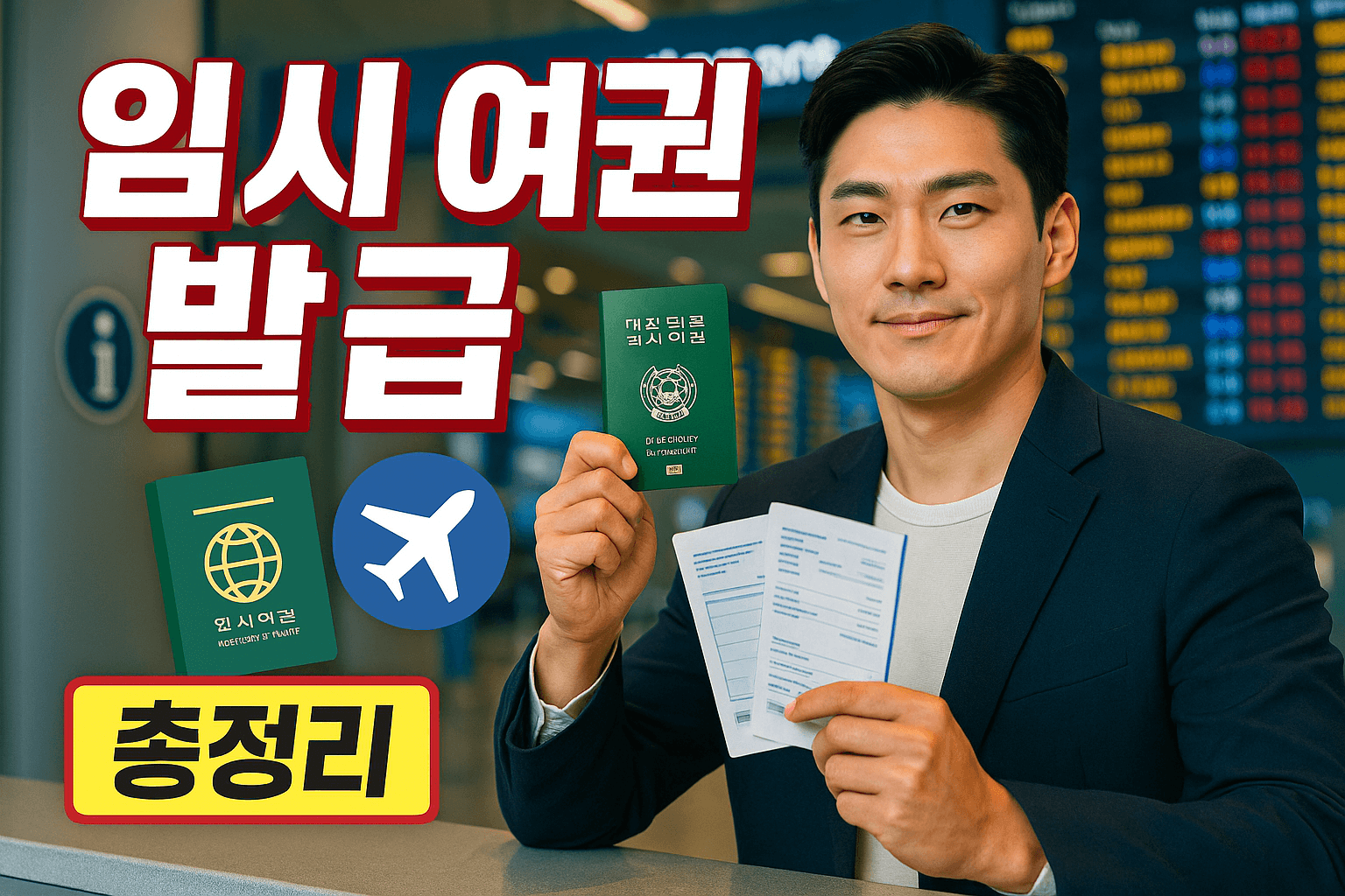 임시 여권 발급 소요시간 절차 비용 총정리