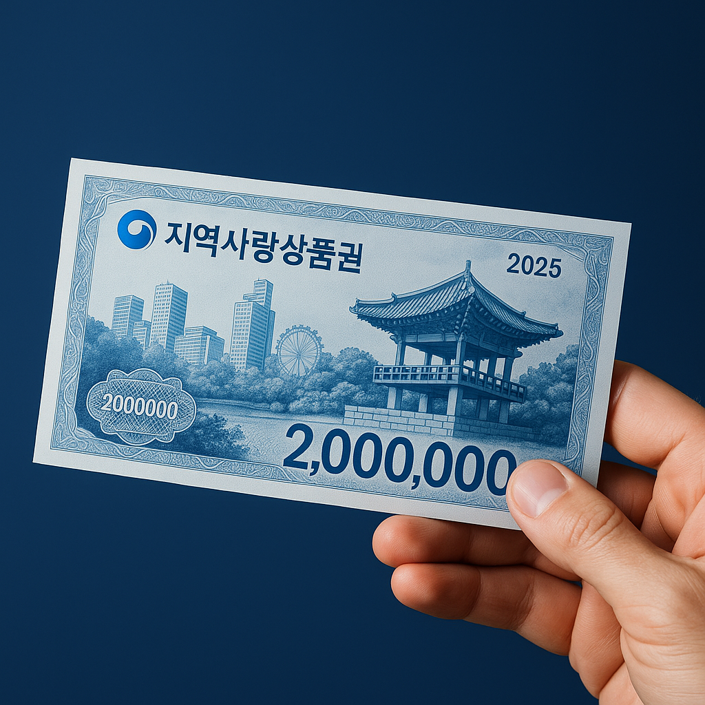 2025년 지역사랑상품권 대개편: 구매 한도 200만원 상향부터 차등 할인율까지 총정리