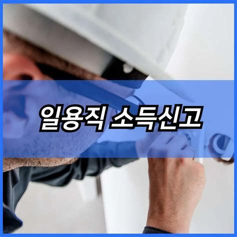 일용직소득신고