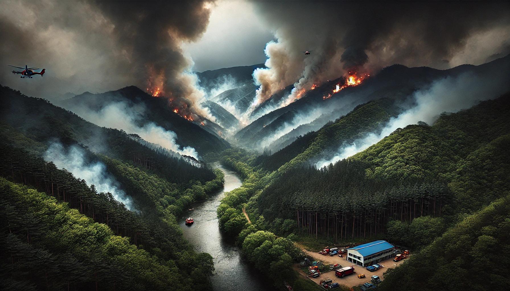 영양군 입암면 산불