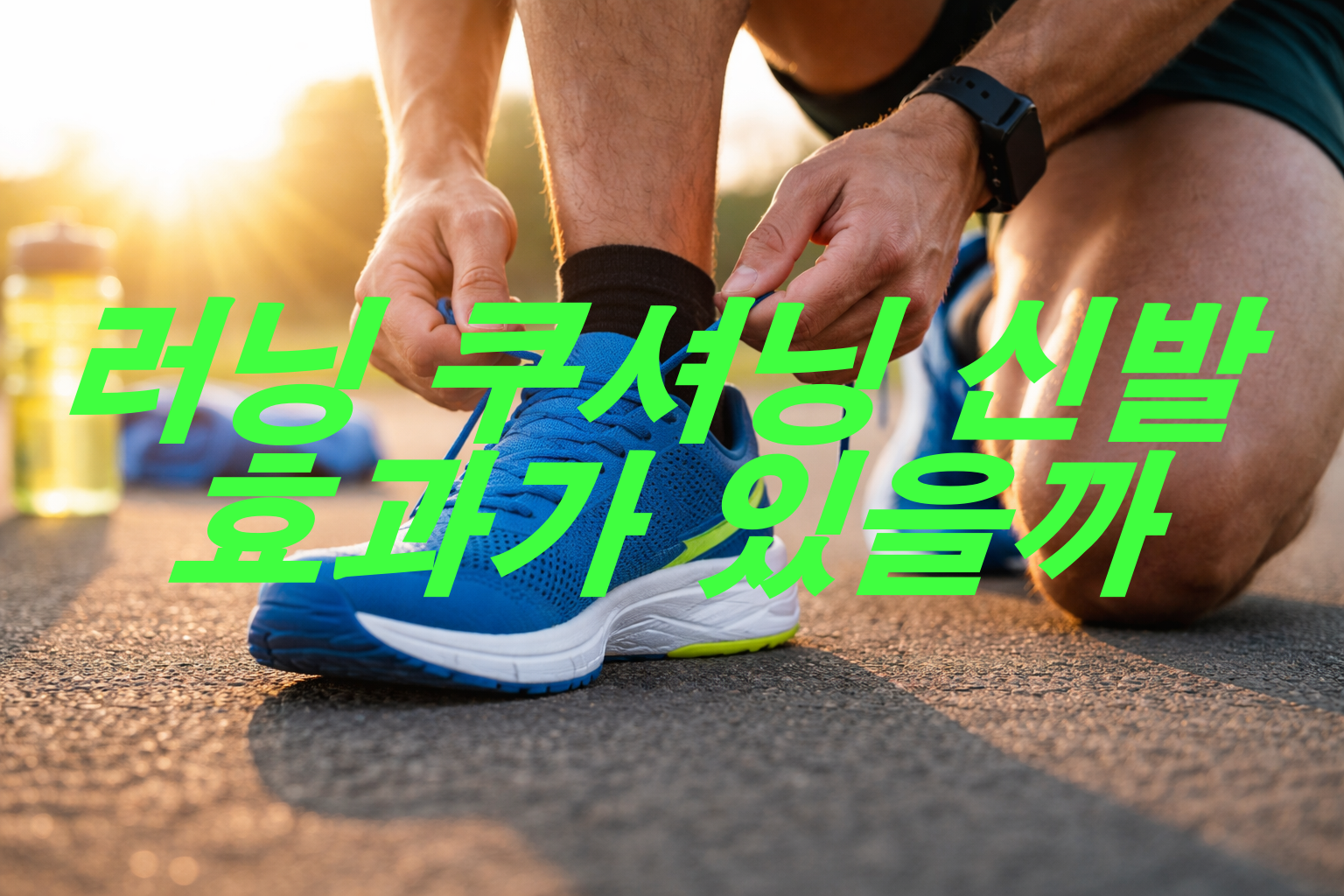 러닝 쿠셔닝 신발 효과가 있을까