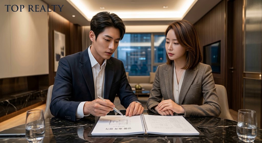 옥상 통기 배관의 악취와 유독 가스가 세대 내부 환풍구로 역류하는 설비를 분석하는 전문가.