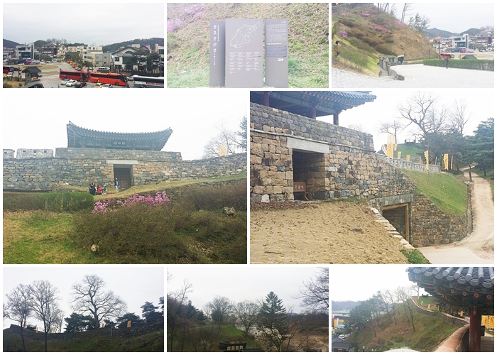 공주 공산성 외곽 풍경