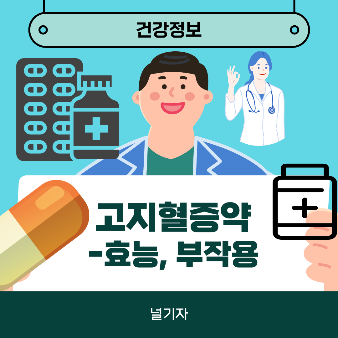 고지혈증약 부작용 효능