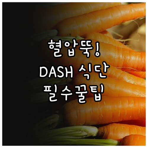 효과적인 고혈압 다이어트를 위한 DA..