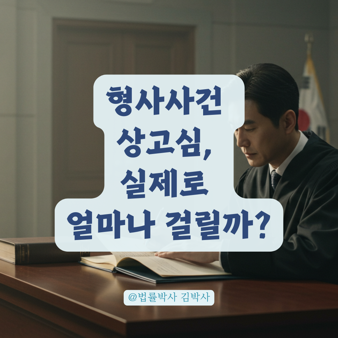 상고심은 얼마나 걸릴까? 형사사건 상고 기각까지 절차별 기간 안내.