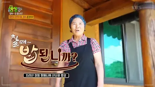 생생정보 남원 지리산 산나물 밥상 이층집 민박 철임 할머니 예약하기2