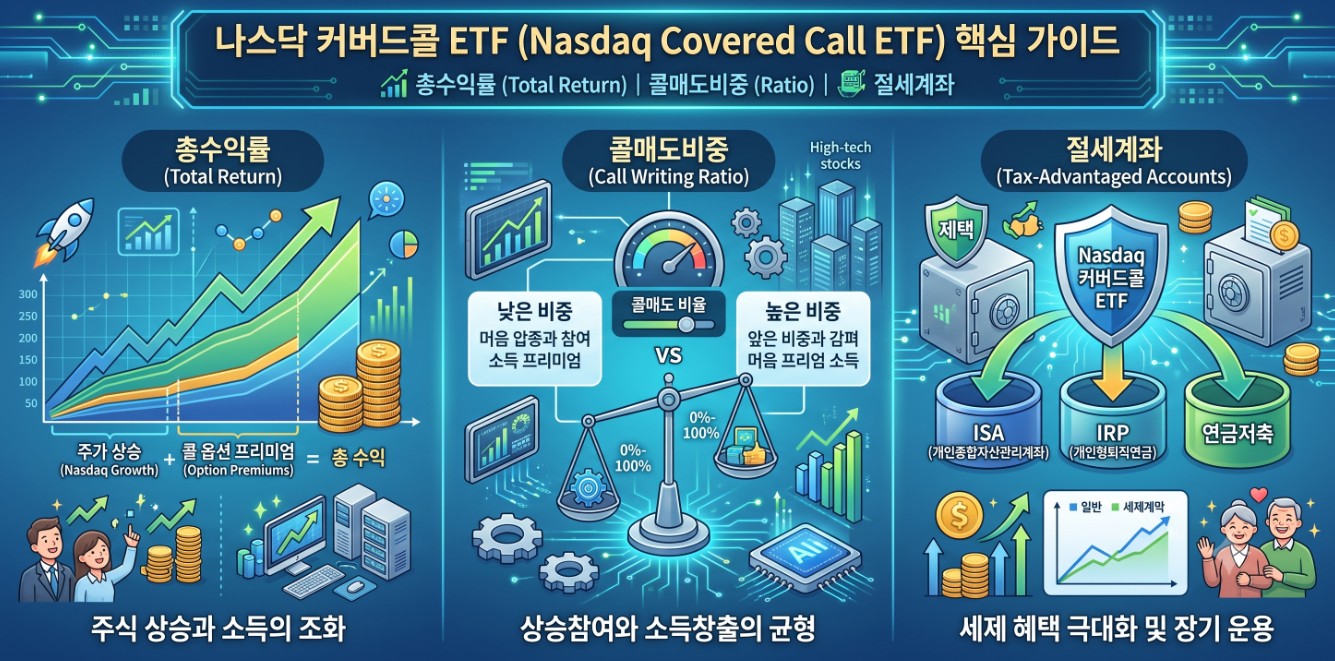 수익률 높은 나스닥 커버드콜 ETF 가이드