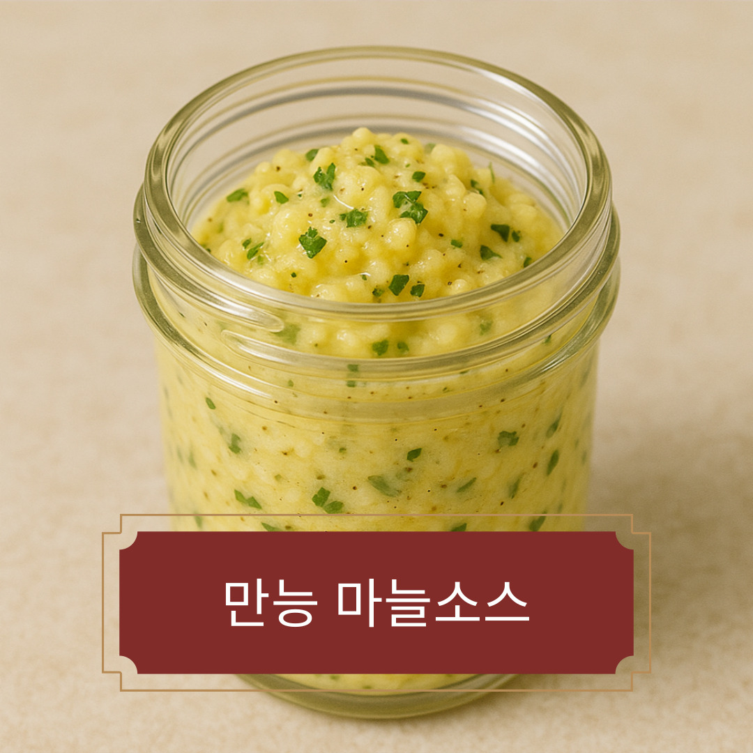 알싸하고 고소한 마늘 버터 레시피 – 만능 마늘소스 활용 5가지