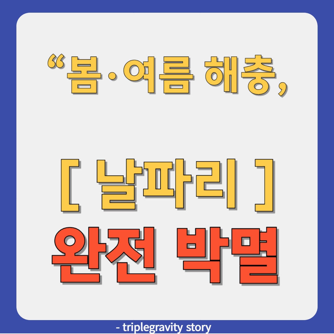 날파리 퇴치법,