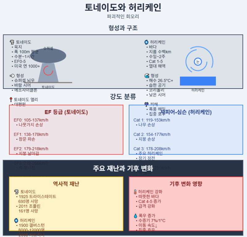토네이도와 허리케인