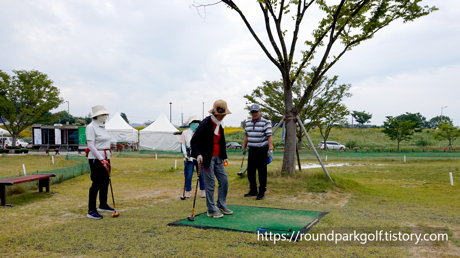 라운드 파크골프 동호회 부여 백마강 파크골프장 정모