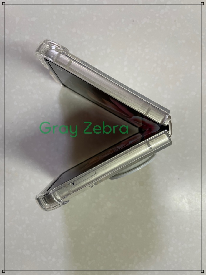 갤럭시 Z 플립3 투명 옆면