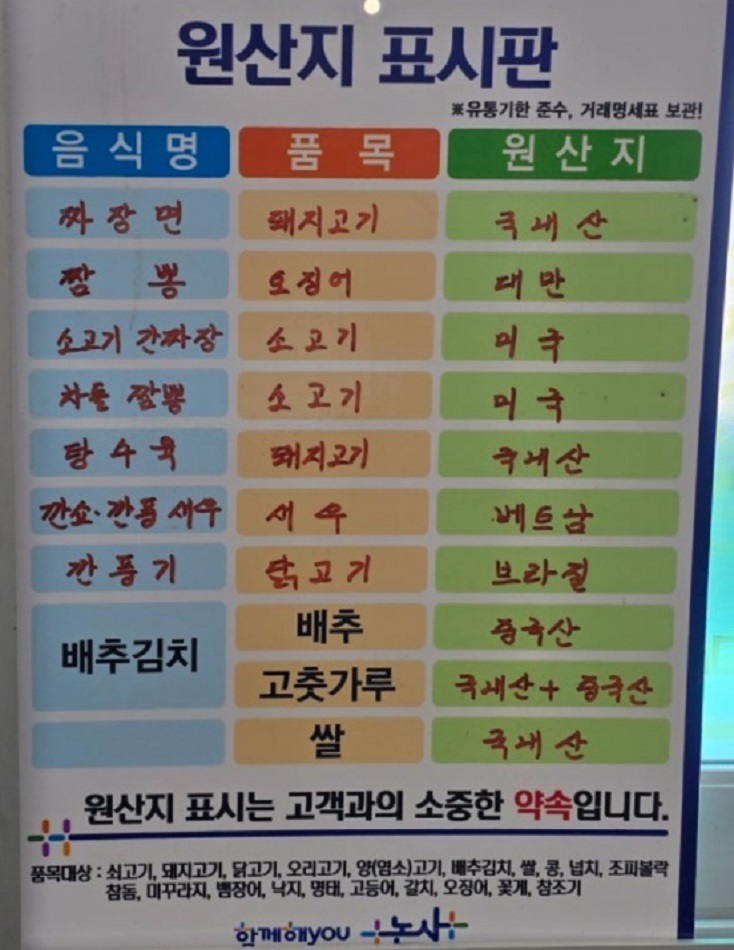원산지표시판-연무향
