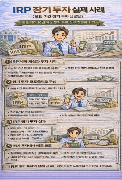IRP 장기 투자 실제 사례 인포그라피