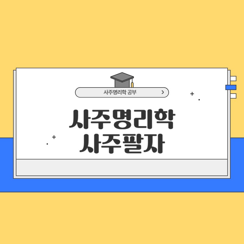 사주명리학 사주팔자