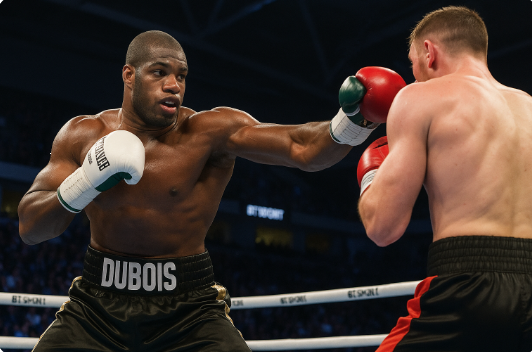 Daniel Dubois in the ring