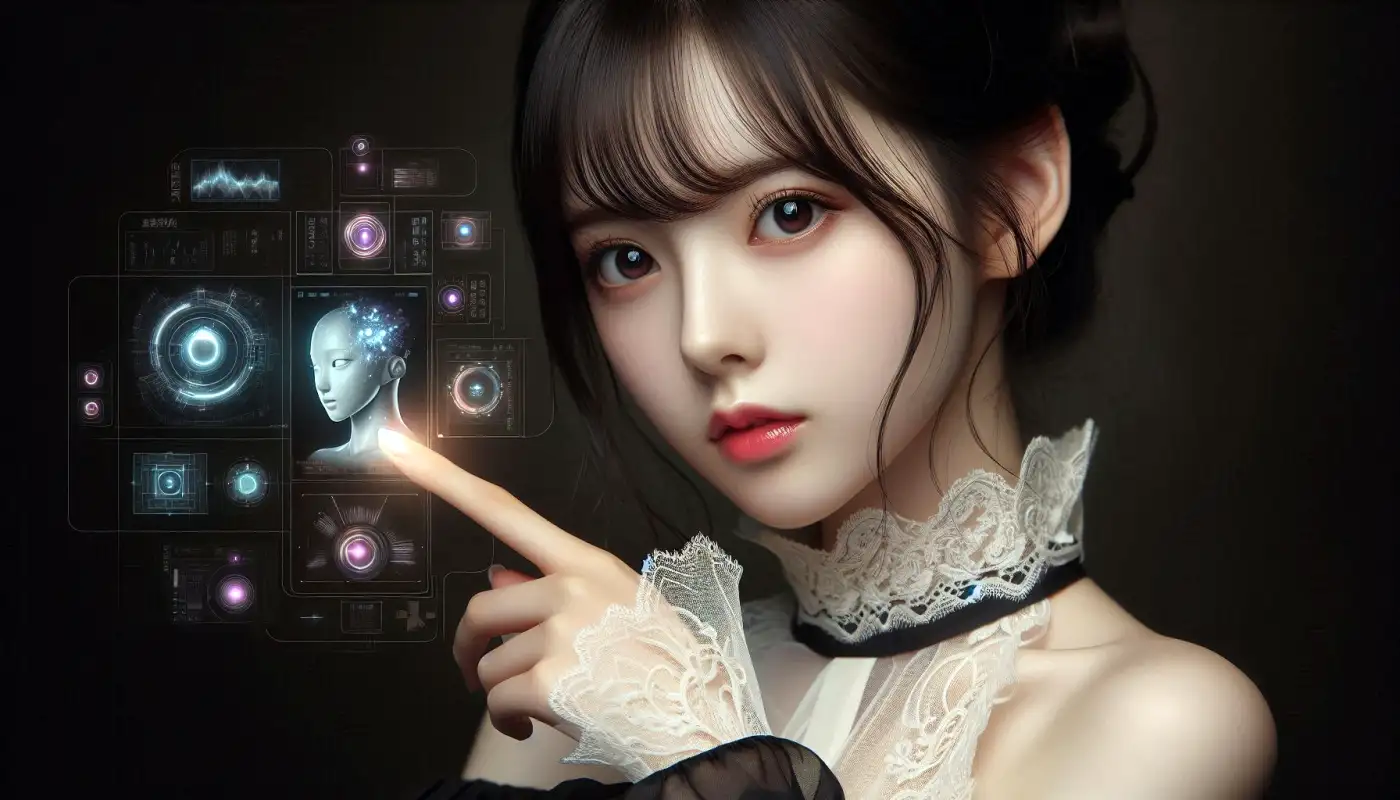 chatgpt-달리3-사용벙법으로-이미지-그리는-여성의-모습