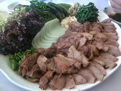 다이어트 저녁 메뉴 오리고기