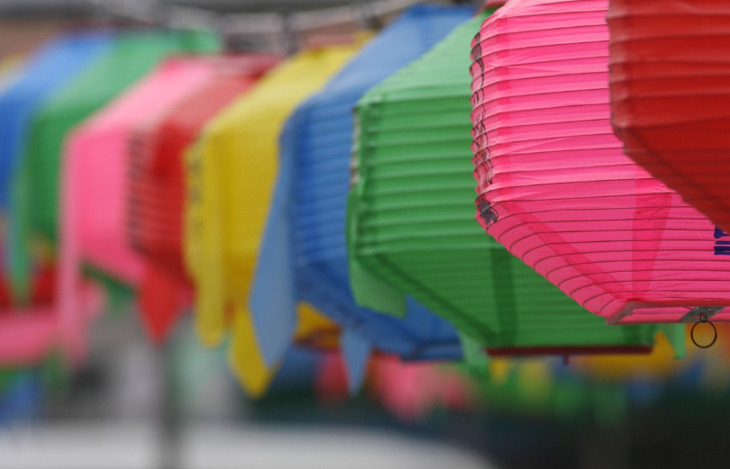 사찰의 모습 이미지