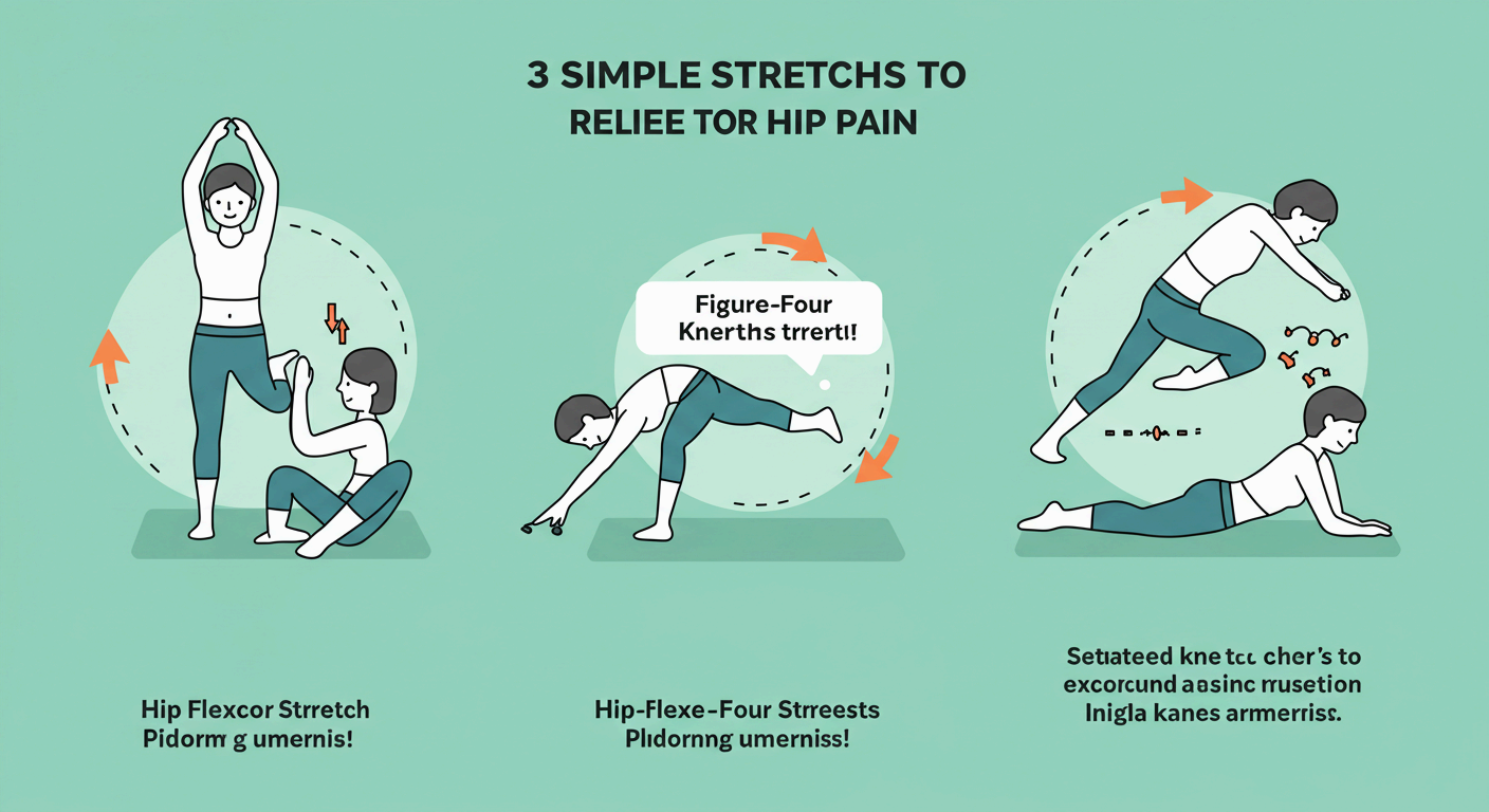고관절 통증 증상&amp;#44; 원인 (+ 고관절 스트레칭)