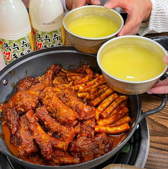 칠곡3지구 맛집 "앞산큰골집 칠곡3지구점" 음식