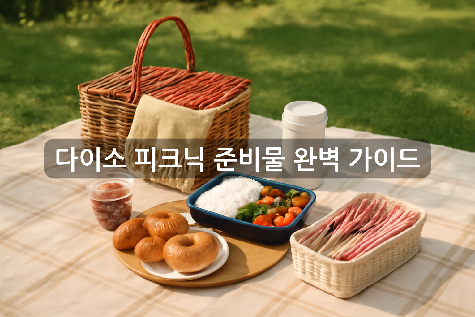 다이소 피크닉 준비물 완벽 가이드